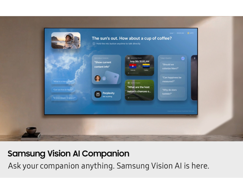 Samsung 85-inch Neo QLED QN70H 4K Samsung Vision AI Smart TV - QA85QN70HAUXZN
