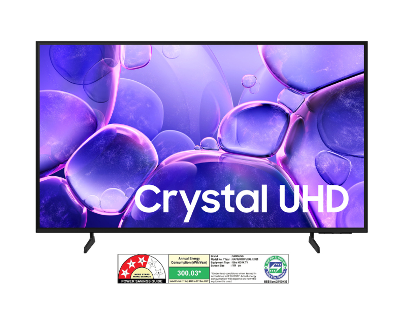 Samsung 75 Inch Class Crystal 4K UHD Smart TV - UA75U8000HUXZN