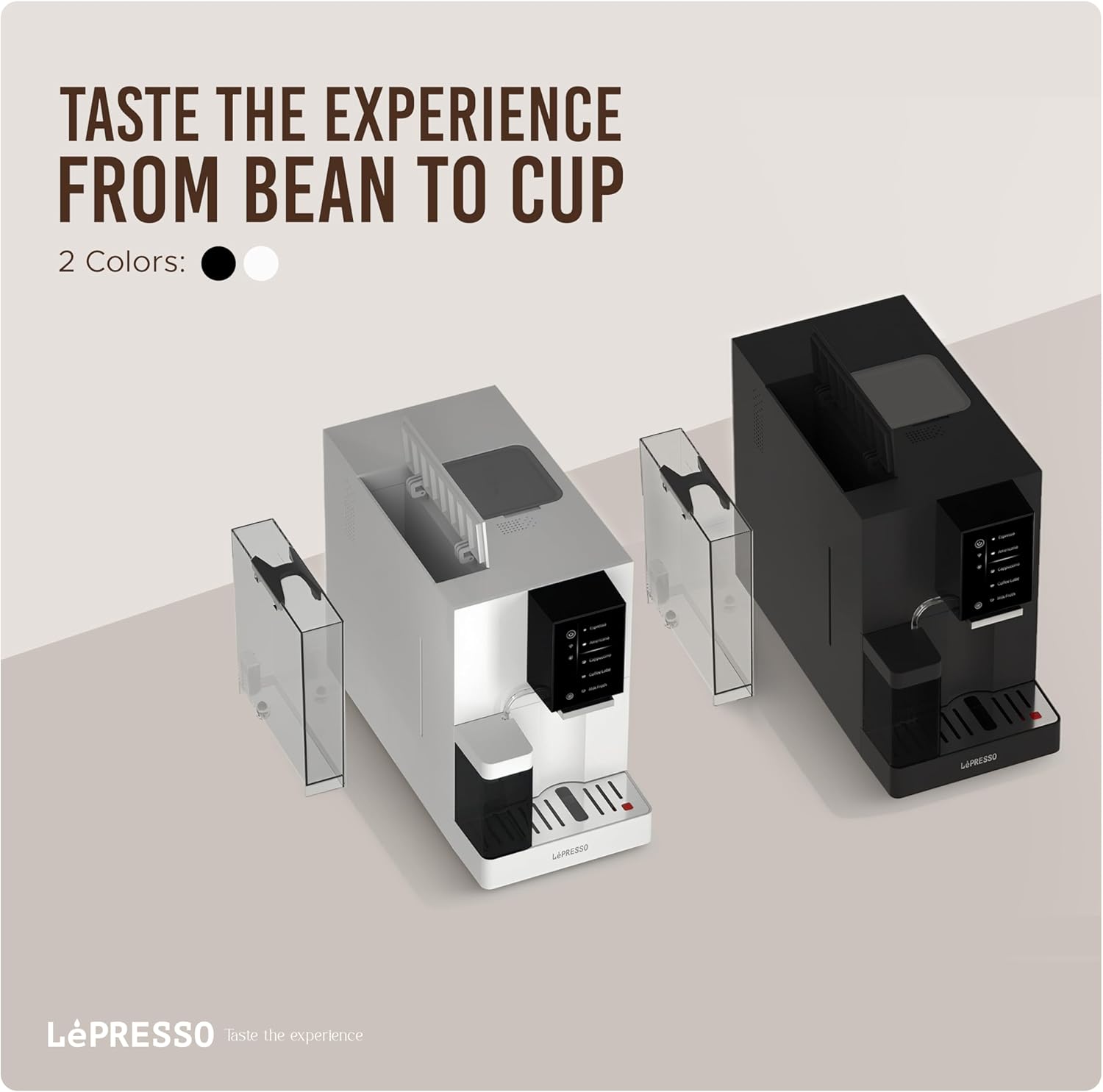 LePresso Brevissimo Automatic Coffee Machine with Mobile App - White