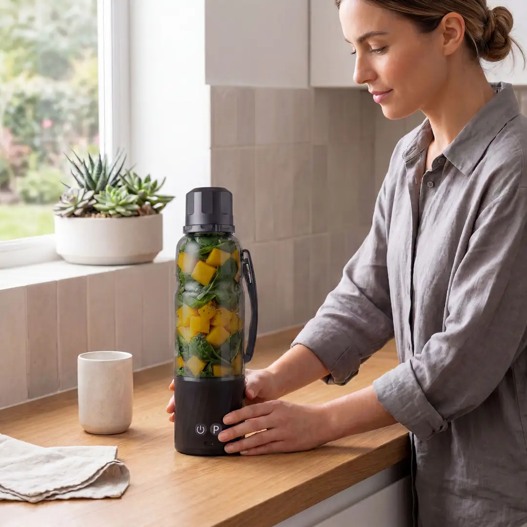 LePresso Juvelix 370W Portable Blender - Black