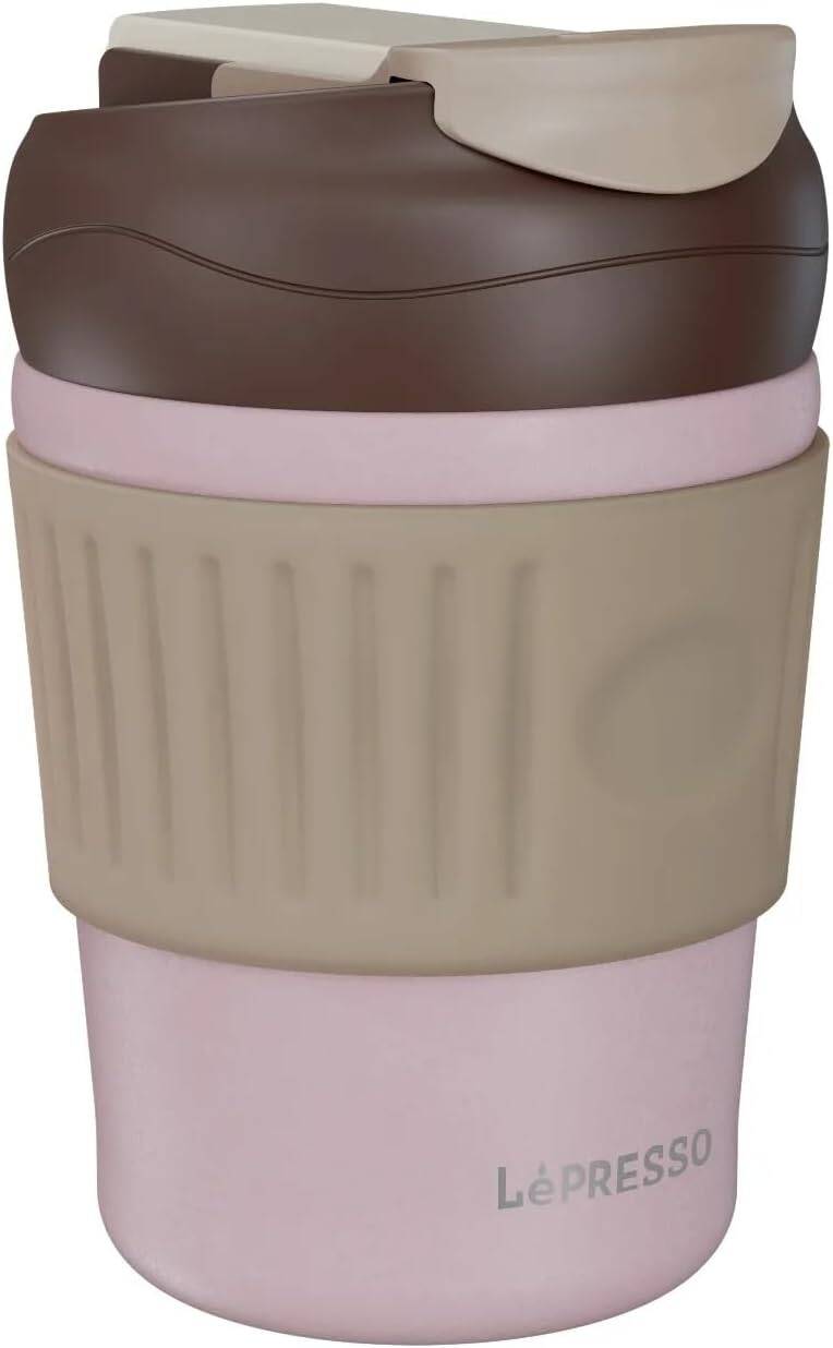 LePresso Morningscape Tumbler Mug Dual Sip - Pink