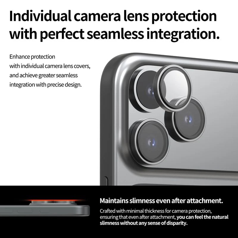 Araree Core Camera Metal Ring Camera Lens Protector for iPhone 18 Pro Max/iPhone 18 Pro - Clear