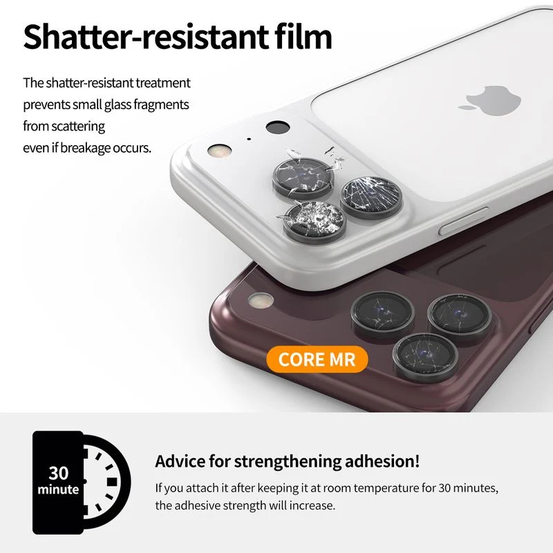 Araree Core Camera Metal Ring Camera Lens Protector for iPhone 18 Pro Max/iPhone 18 Pro - Clear