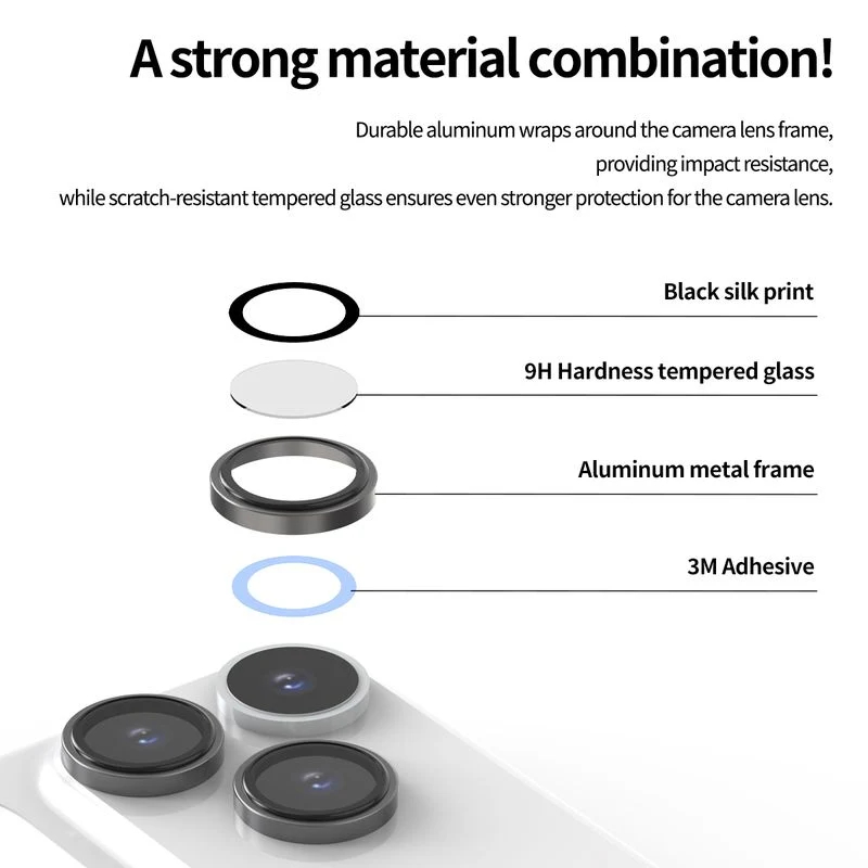 Araree Core Camera Metal Ring Camera Lens Protector for iPhone 18 Pro Max/iPhone 18 Pro - Clear