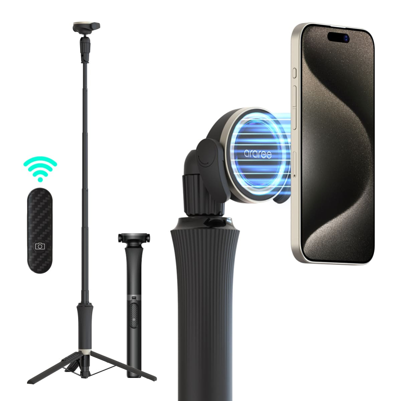 Araree Magfie Pod Pro MagSafe Selfie Pod, 1.5M - Black