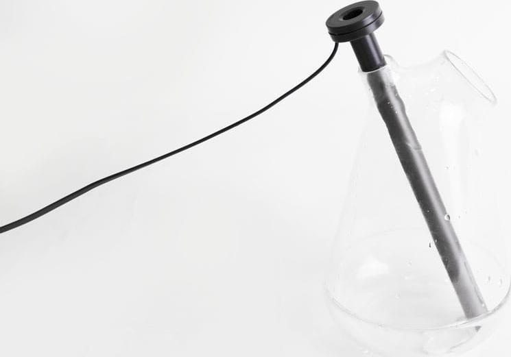 DesignNest Humidifier Straw Aluminum, USB-powered - Grey
