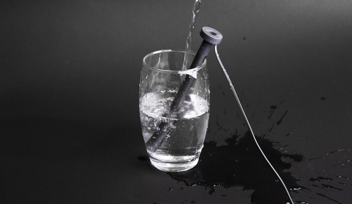 DesignNest Humidifier Straw Aluminum, USB-powered - Grey
