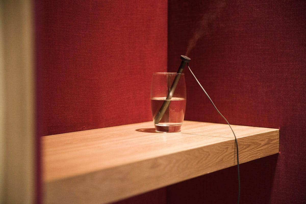 DesignNest Humidifier Straw Aluminum, USB-powered - Grey