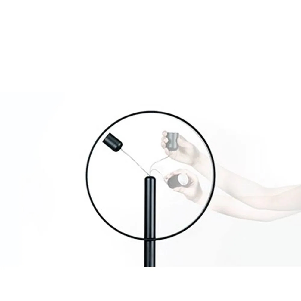 DesignNest Enso Floating Lamp, 360-Degree Lighting - Black