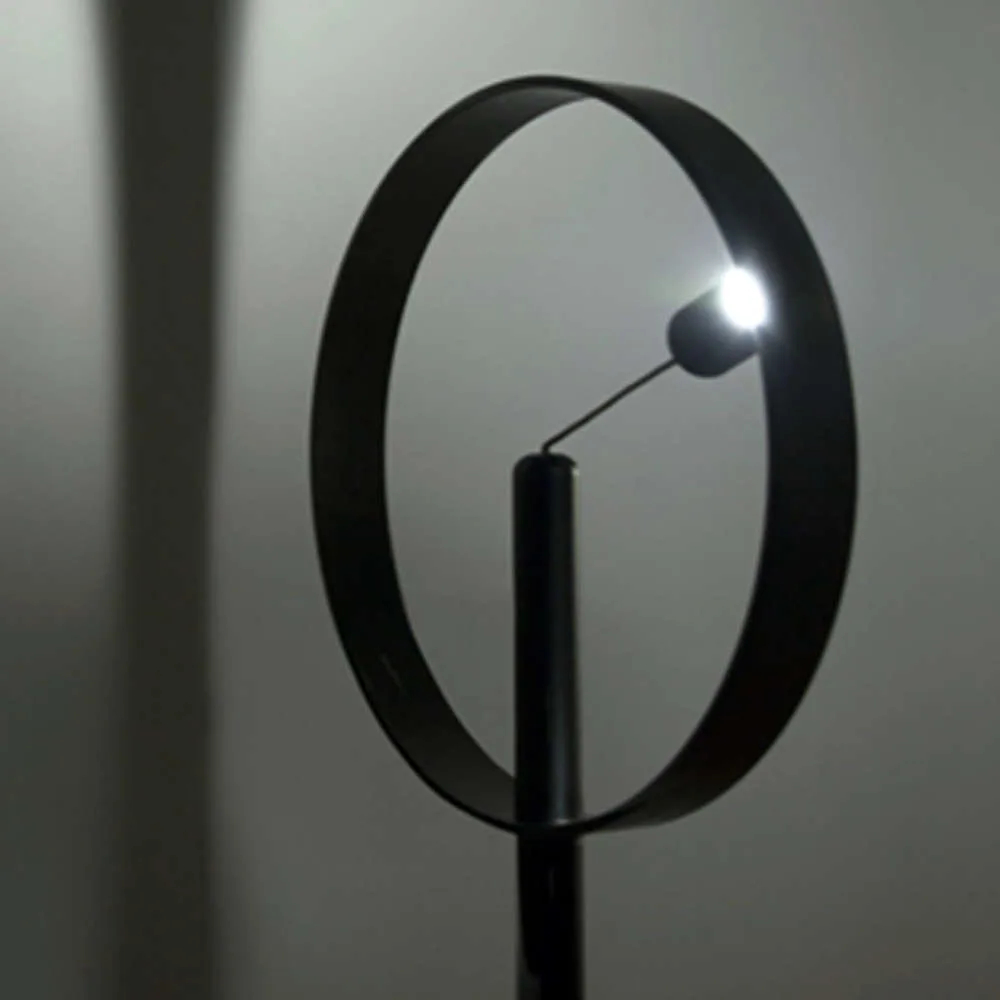 DesignNest Enso Floating Lamp, 360-Degree Lighting - Black