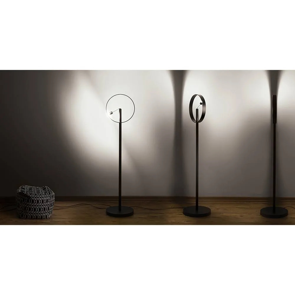 DesignNest Enso Floating Lamp, 360-Degree Lighting - Black