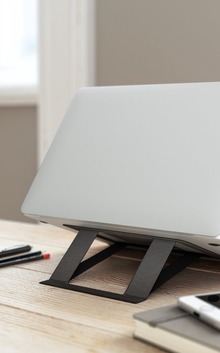 DesignNest FoldStand Laptop Duo - Black