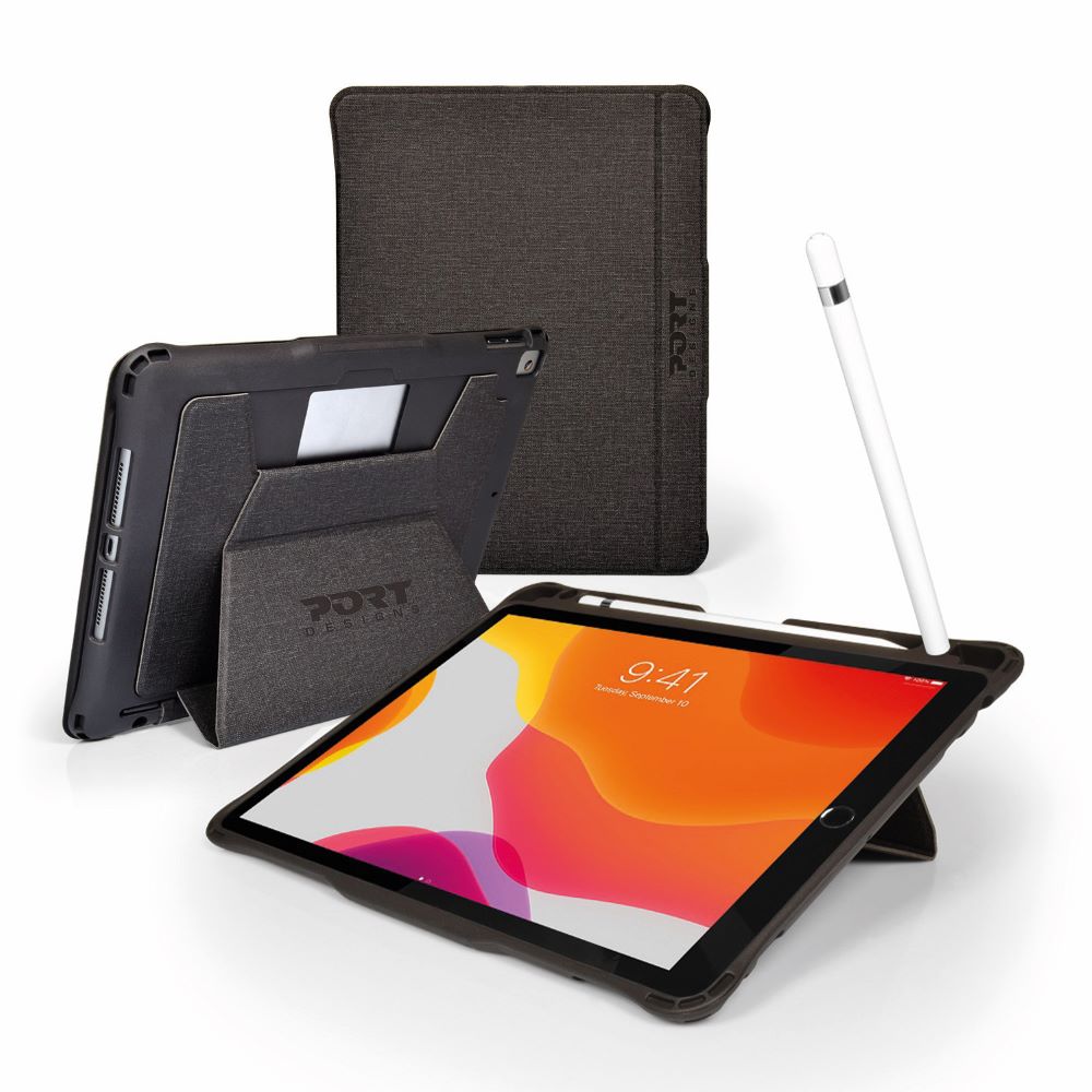 Port Designs Manchester II for iPad Air 10.9" and iPad Pro 11" Case - Black