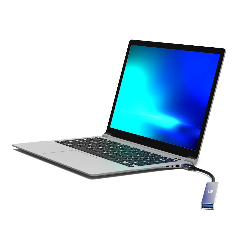 Port Designs HUB USB 5 PORTS 3A + 1C + PD - Silver