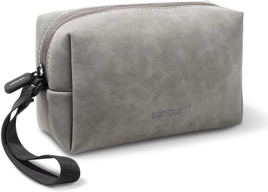 UGREEN Electronics Accessories Storage Bag with Lanyard - Grey