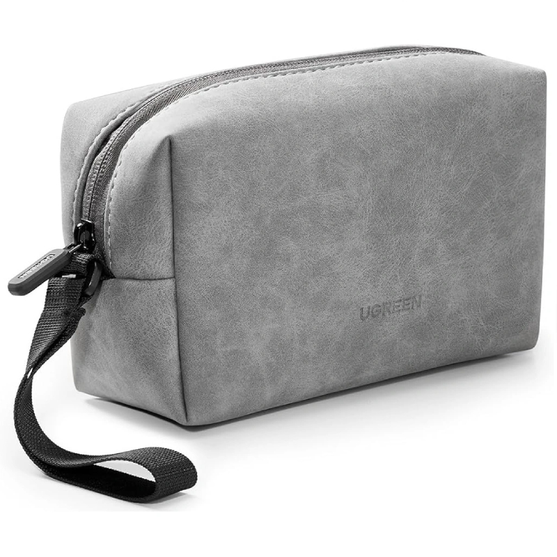 UGREEN Electronics Accessories Storage Bag with Lanyard - Grey