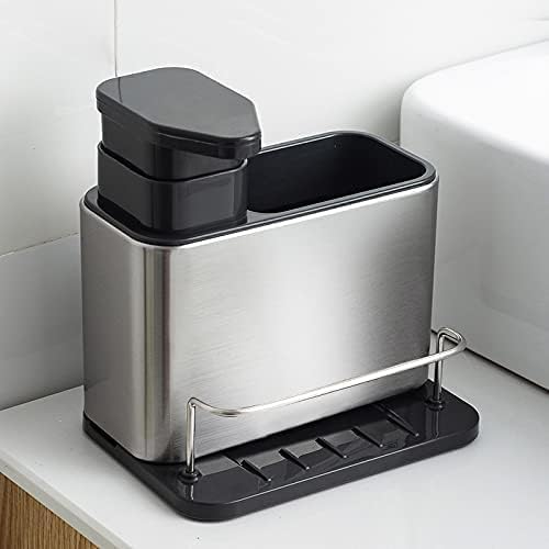 Kitchen Sink Organizer Stainless Steel With Soap Dispenser