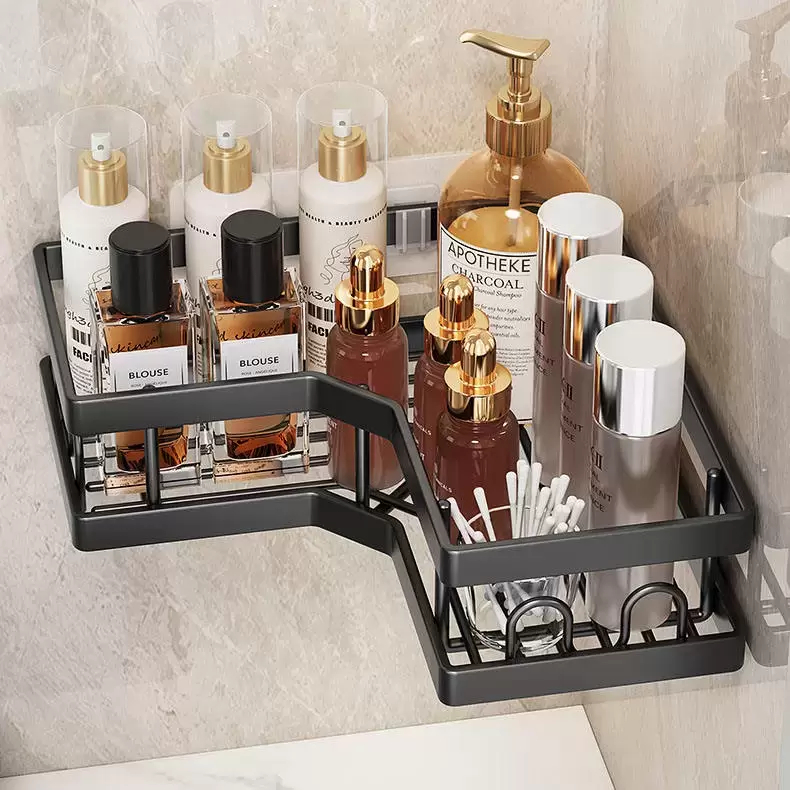 Corner Shower Caddy Shelf Bathroom Rack 5-Piece Set