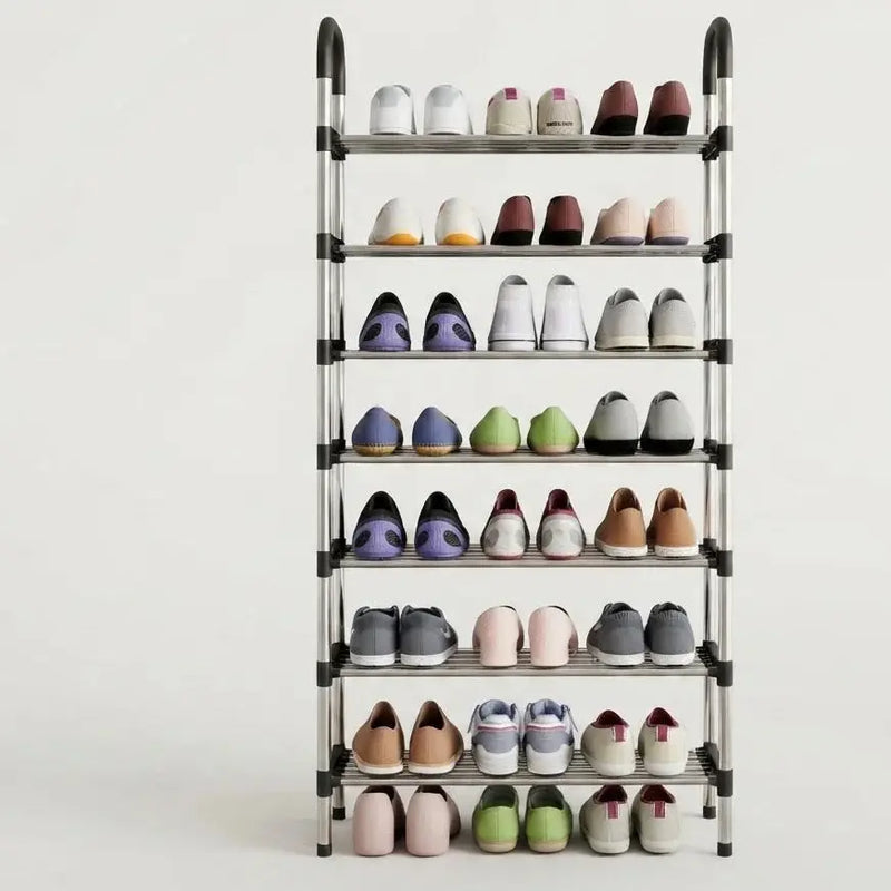 7-Tier Metal Shoe Rack – Freestanding Shoe Storage Organizer for Entryway & Living Room