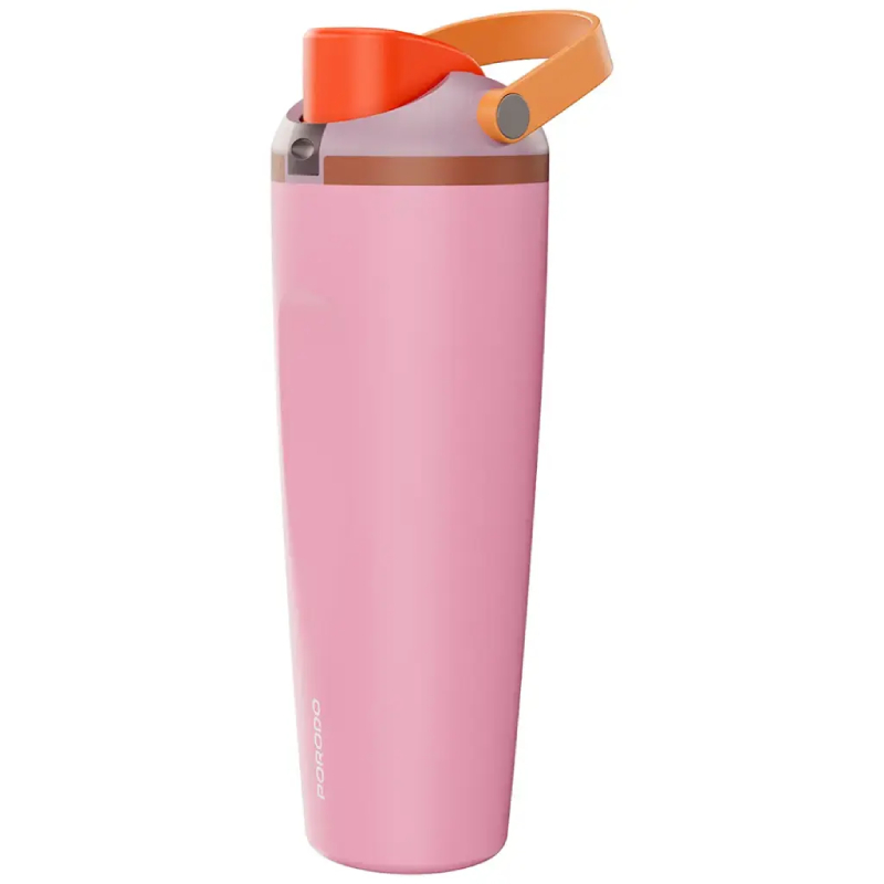 Porodo Lifestyle Double Wall 900ml Stainless Steel Bottle - Pink