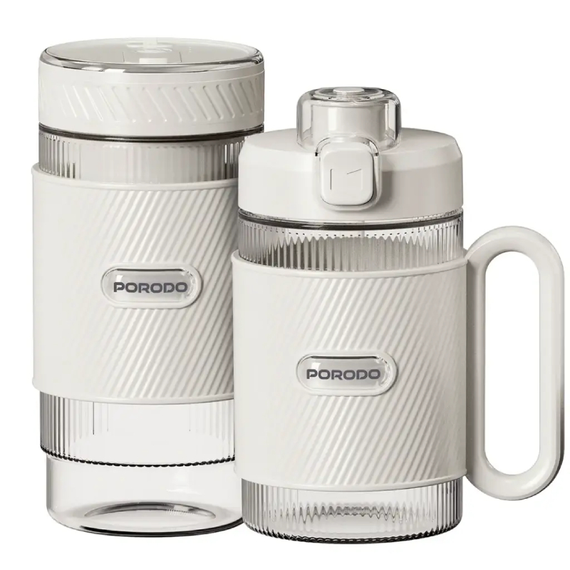 Porodo Lifestyle Portable Dual-Cup Smoothie Blender - White