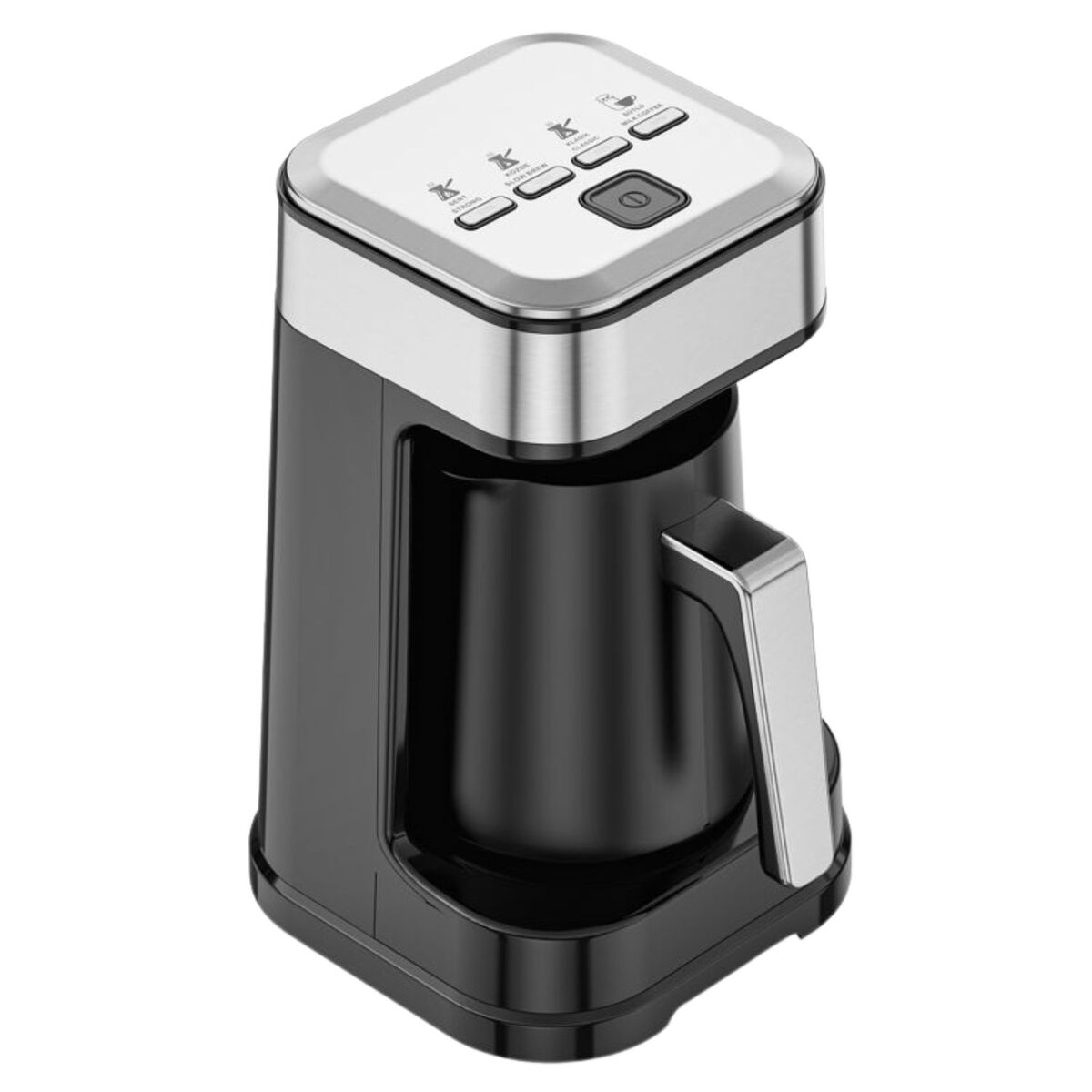 Orca Dual Smart Turkish Coffee Maker, OR-PR79 - Silver & Black