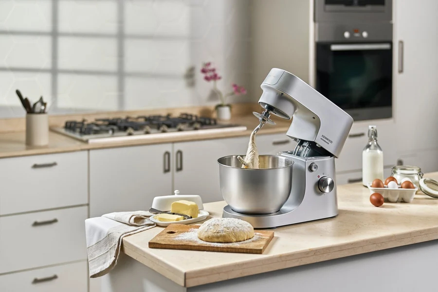 Kenwood HomeBake Stand Mixer with Blender and Meat Mincer, KHH01.220SI - Silver