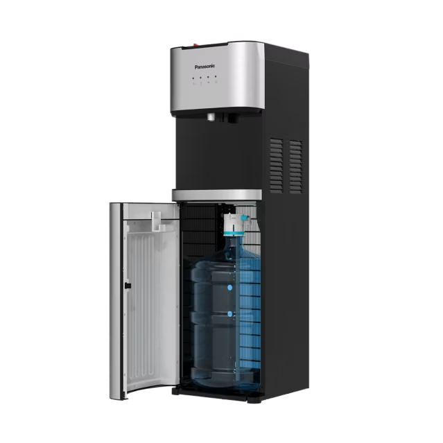 Panasonic Bottom Loading Water Dispenser, SDM-WD3436BG - Silver & Black