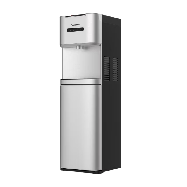 Panasonic Bottom-Loading Water Dispenser with Hydrogen Filter, SDM-WD3636BG - Silver & Black