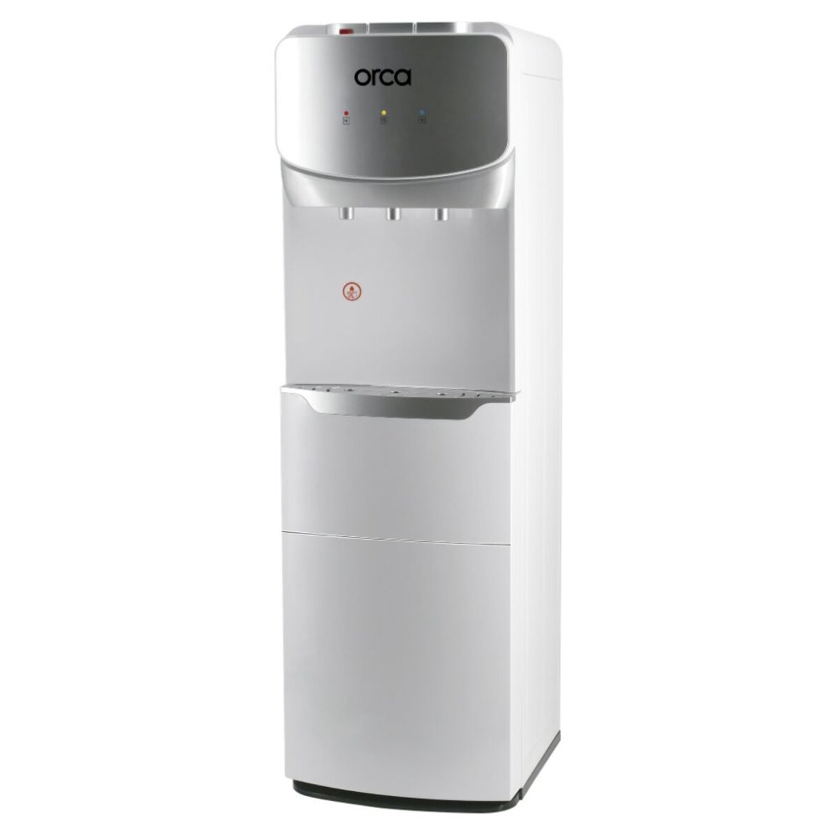 Orca 3-in-1 Freestanding Water Dispenser with Bullet Ice Maker, OR-PS-SLR-810ZM - White