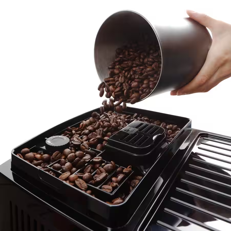 DeLonghi Magnifica Start Coffee Machine 1450W 15 Bar, ECAM220.80.SB - Silver & Black