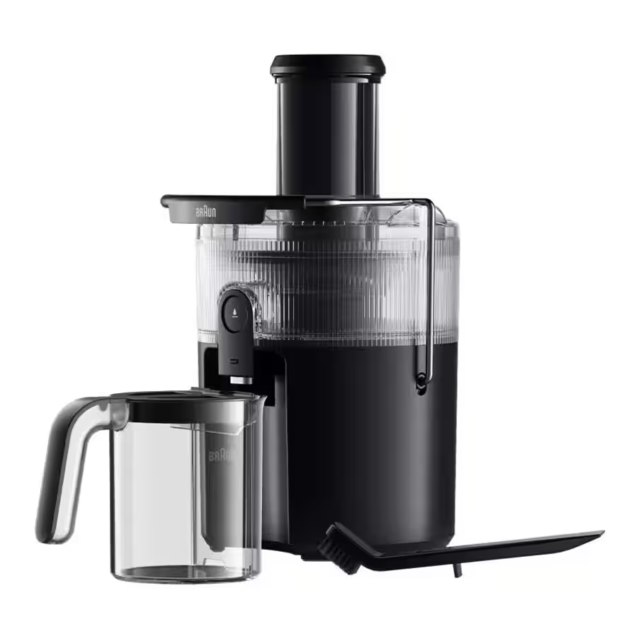 Braun MultiJuice 5, Centrifugal Juicer with ColdXtract Technology - Black