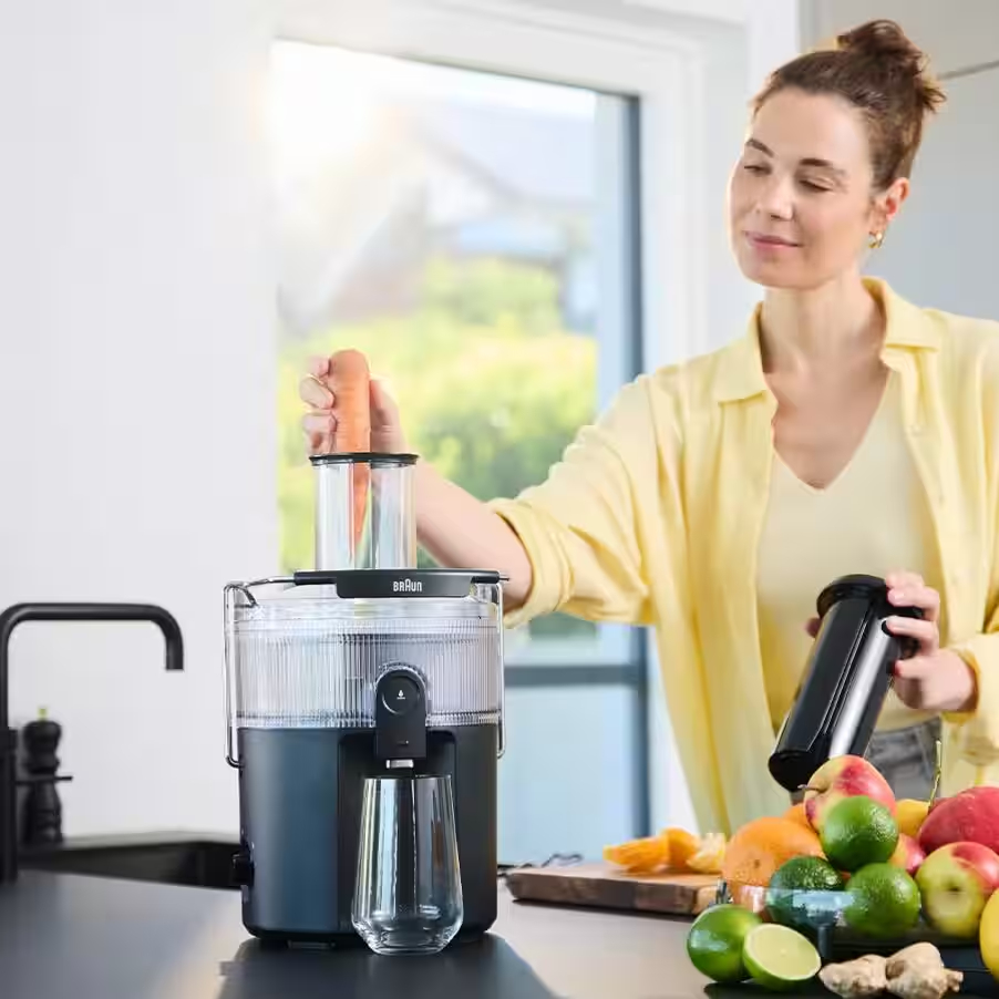 Braun MultiJuice 5, Centrifugal Juicer with ColdXtract Technology - Black