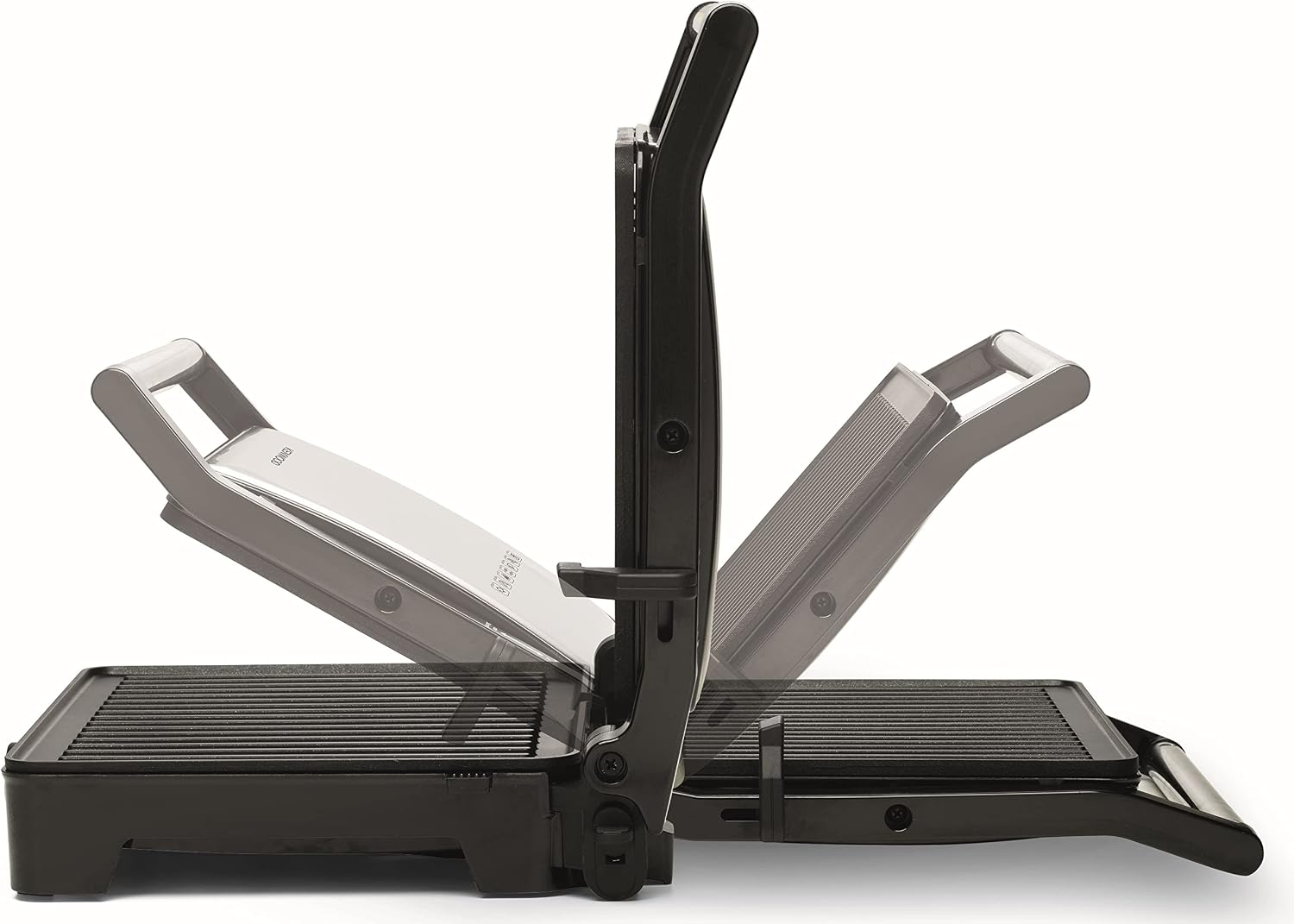 Kenwood Grill 2000W Contact Health Grill Panini Press - Silver & Black