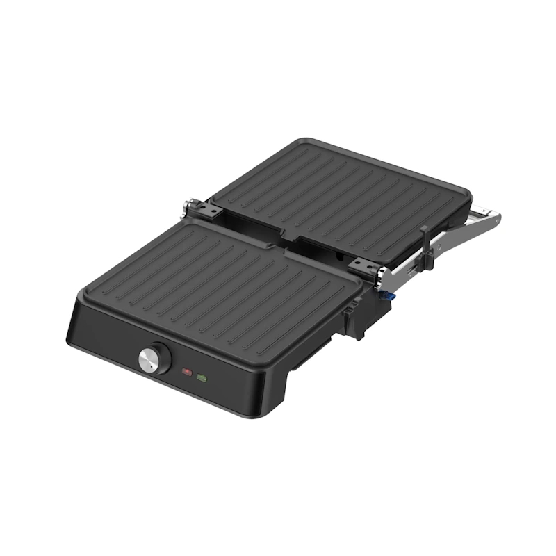 Westinghouse Retro Contact Grill 2200W, Cool Touch Handles - Black
