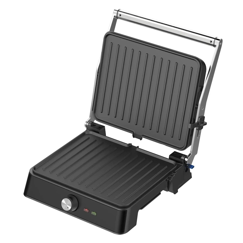 Westinghouse Retro Contact Grill 2200W, Cool Touch Handles - Black