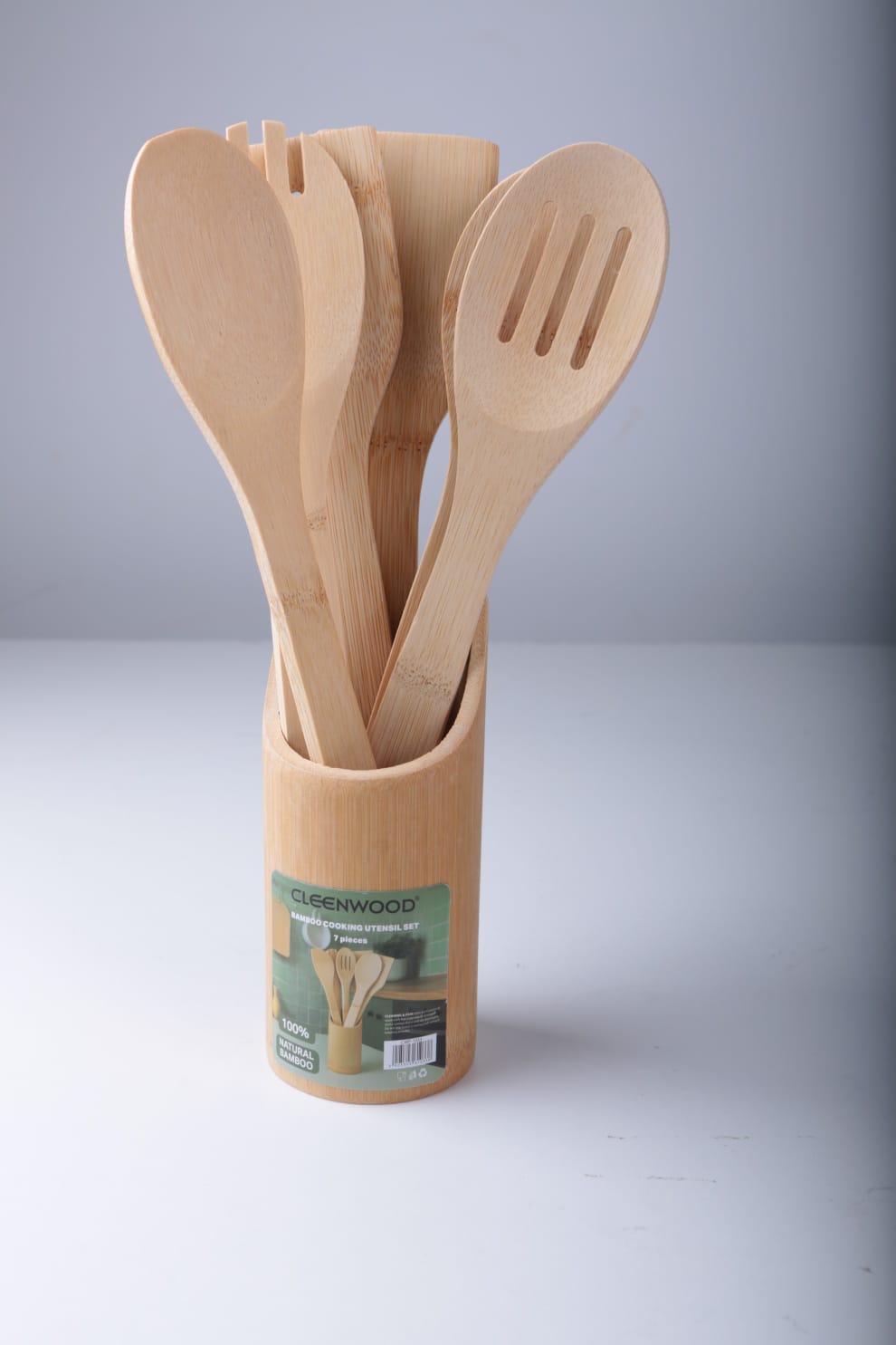 Cleenwood Babmoo Cooking Utensil 7 Psc Set, CWP-1033