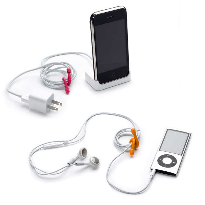 NITE IZE Gear Tie 3"- Assorted Orange, Green, Red and Black - 3-pack