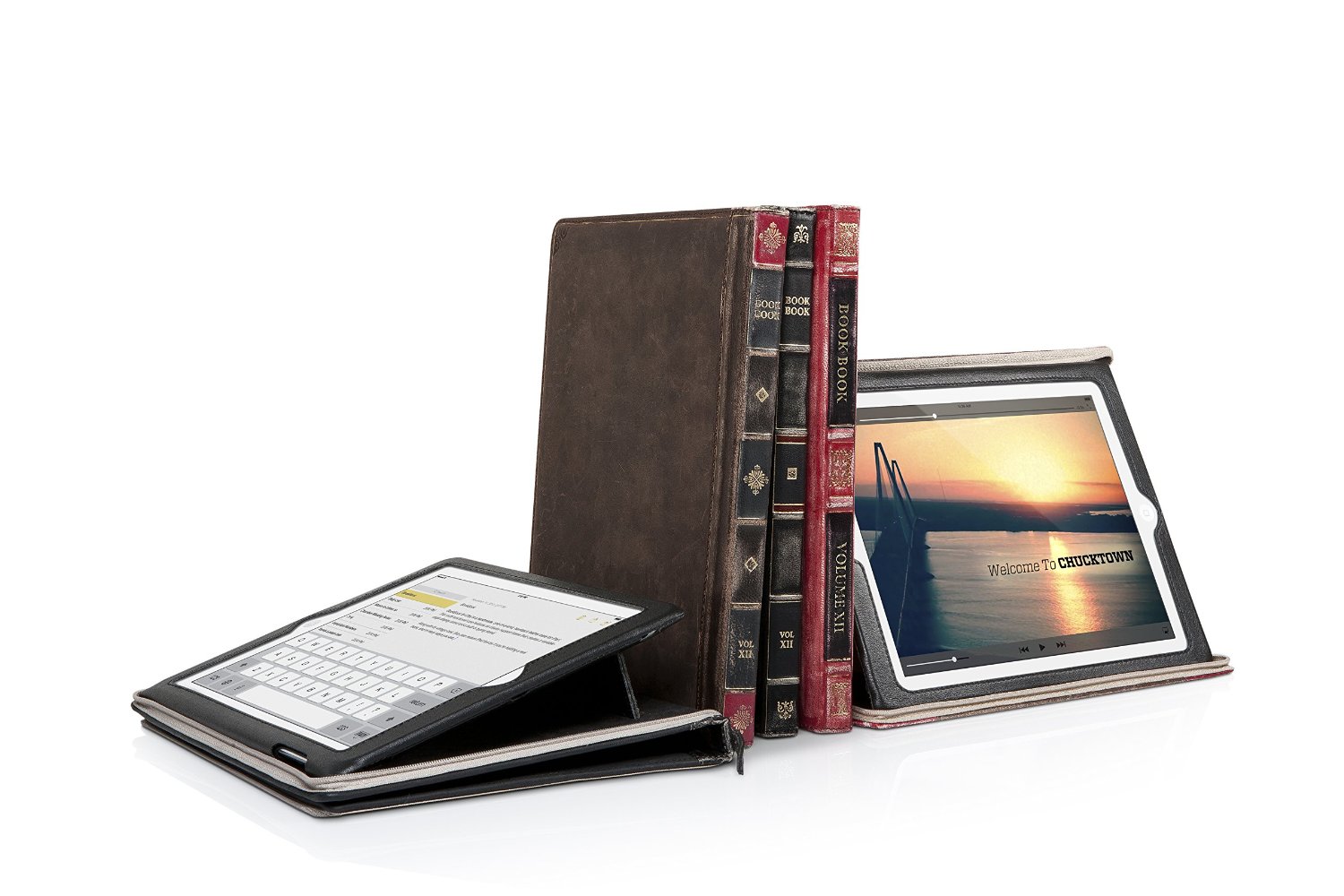 Twelve South BookBook for iPad - Vintage Leather Case for 2nd, 3rd, and 4th Generation iPad