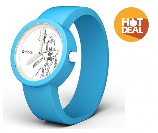 O'Clock Watch - Disney Goofy Dial With Light Blue Strap
