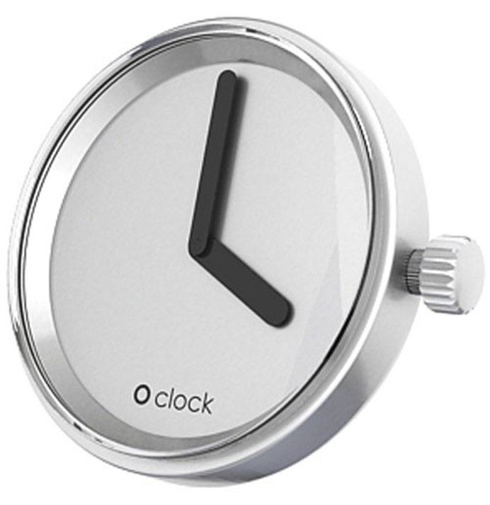 O'clock Watch Dial - Silver - OCF30