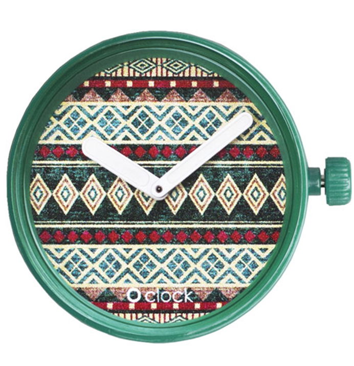 O'clock Watch Dial - People - Africa Green - OCF74