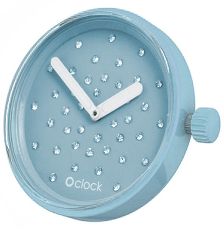 O'clock Crystal Watch Dial - Turquoise - OCF46
