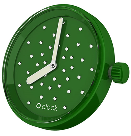 O'clock Crystal Watch Dial - Emerald Green - OCF49