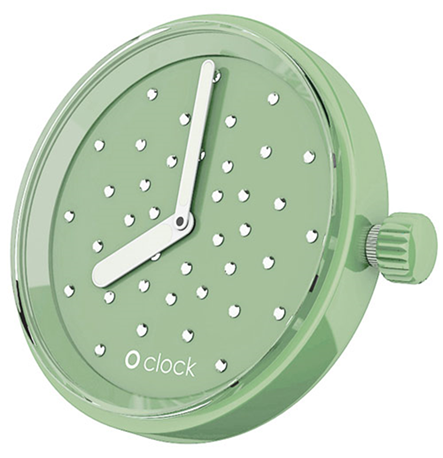 O'clock Crystal Watch Dial - Sage Green - OCF91