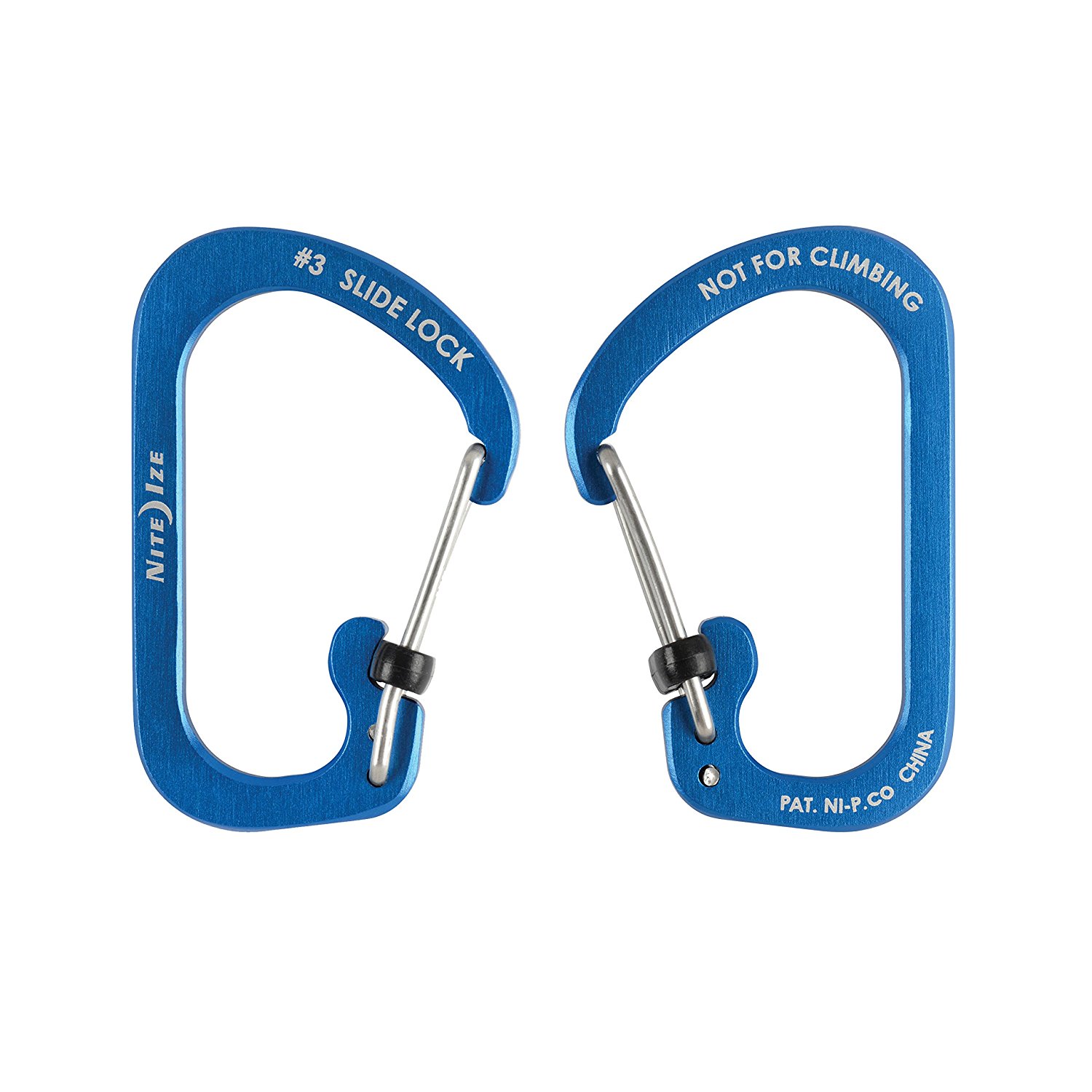 Nite Ize SlideLock&reg; Carabiner Aluminum #3 - Blue