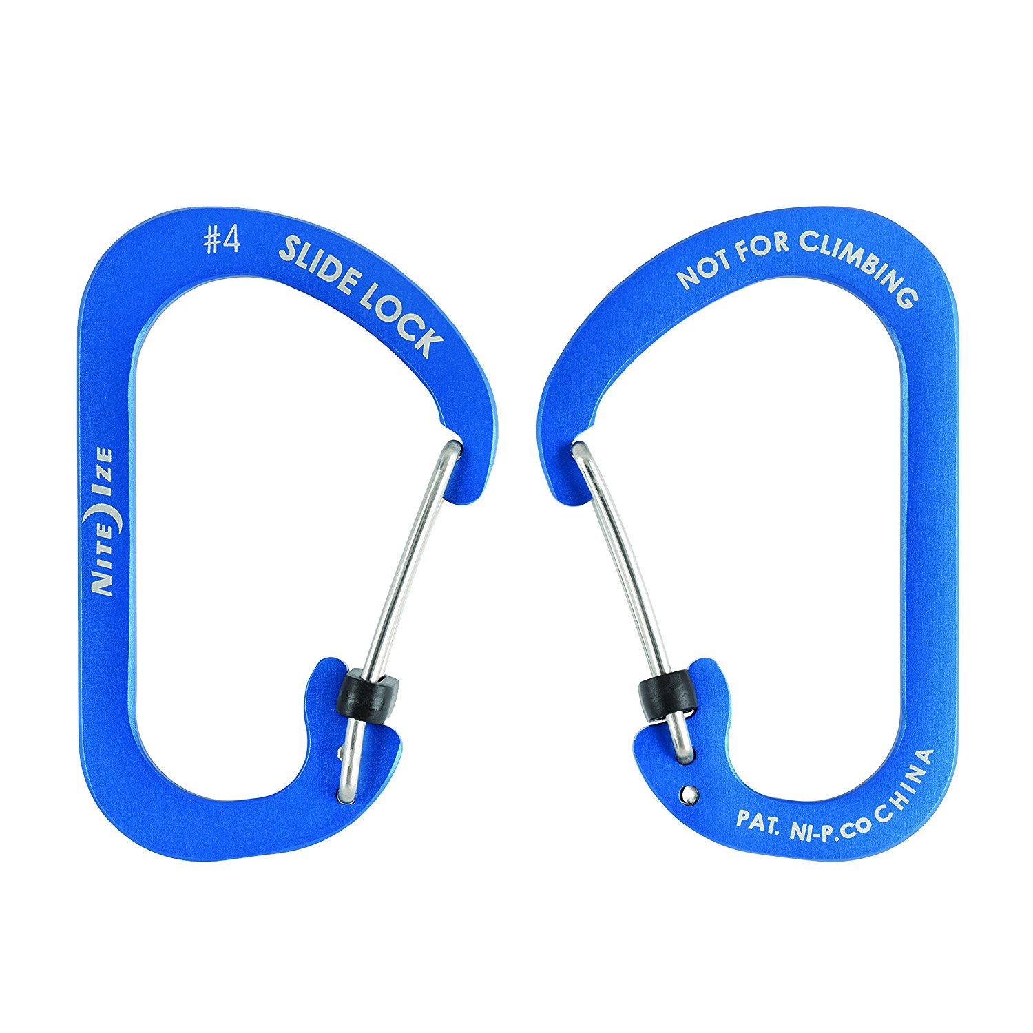 Nite Ize SlideLock&reg; Carabiner Aluminum #4 - Blue