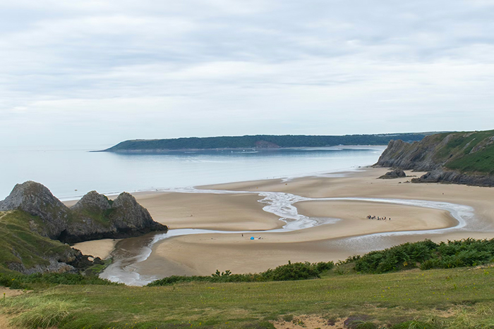 Three Cliffs Bay, Swansea, Wales