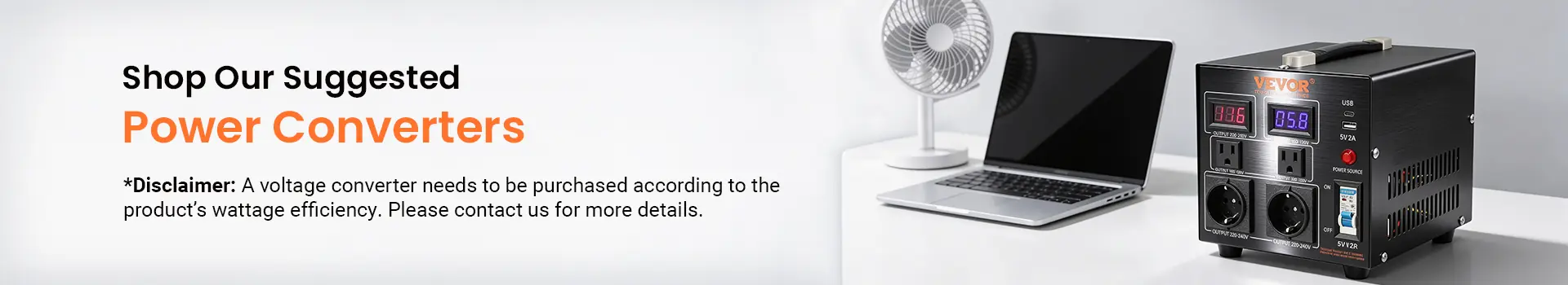 shop our suggested power converters