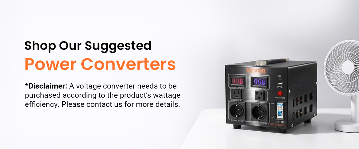 shop our suggested power converters